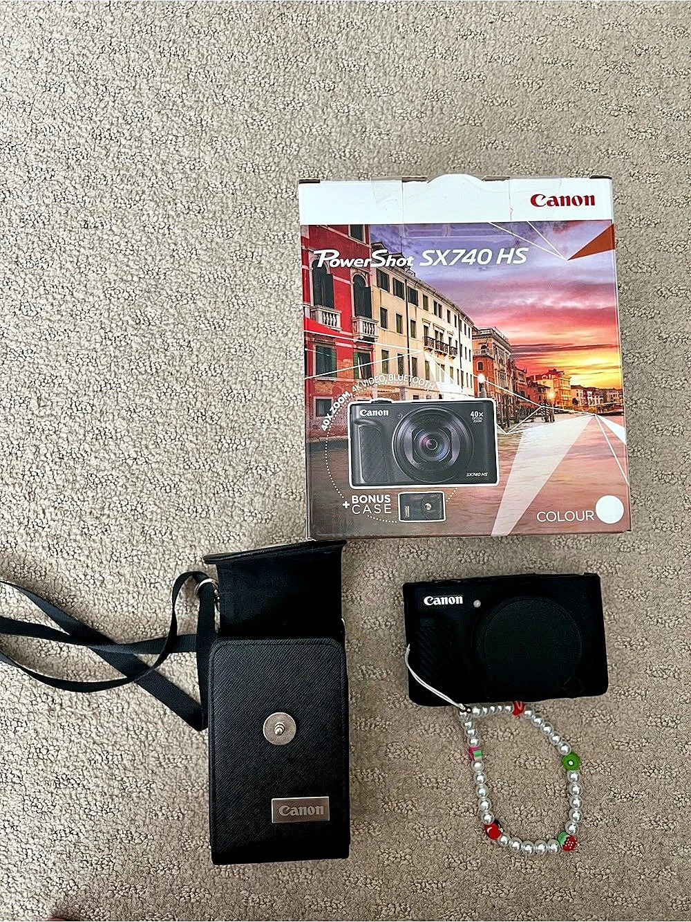 Canon PowerShot SX740 HS Digital Camera Black